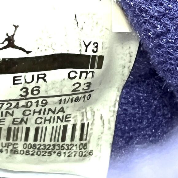 Nike Air Jordan 4 Retro GS Ultraviolet Neutral Gray White Sneakers - Picture 10 of 10